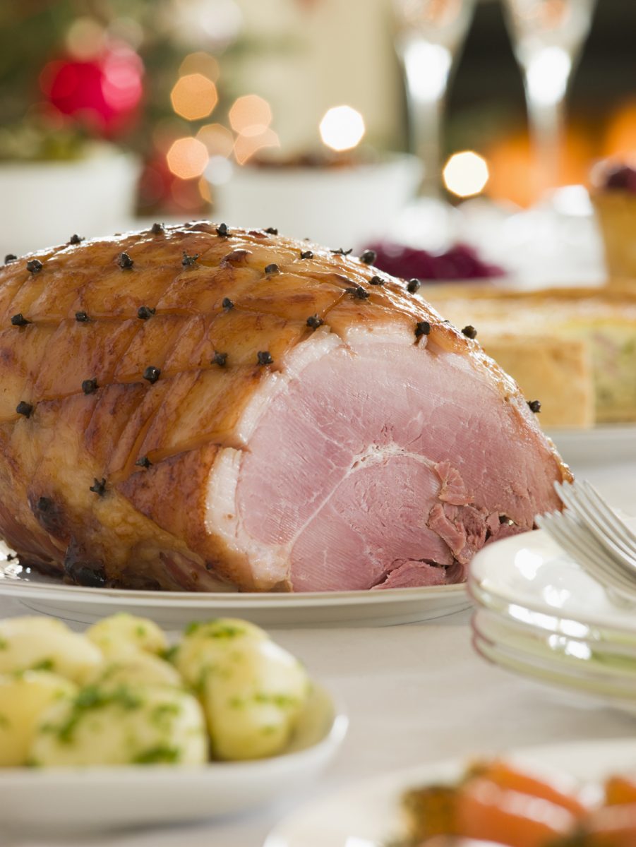 Baked Ham with Honey-Orange Sauce